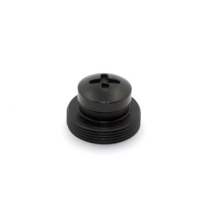 China Black Color Pinhole Camera Lens Button Type 3.7mm Security Camera Lens for sale