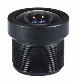 China 2,0 lente de cámara baja del tablero de la seguridad del CCTV de la lente 1/2.7 de la distorsión de los registradores de la P.M. en venta