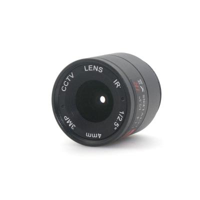 China F1.4 Aperture CS Mount Lens 4mm 3MP For Day / Night CCD Security CCTV IP Camera for sale