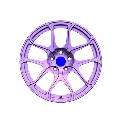 中国 紫色20インチ4WDの縁18x8.5 5x114.3 BMWのマグネシウムの車輪 販売のため