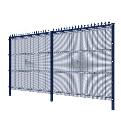China 1.8*2.4m High Security Anti-climb 358 Fence Powder Coated Clear Vu Fence for sale