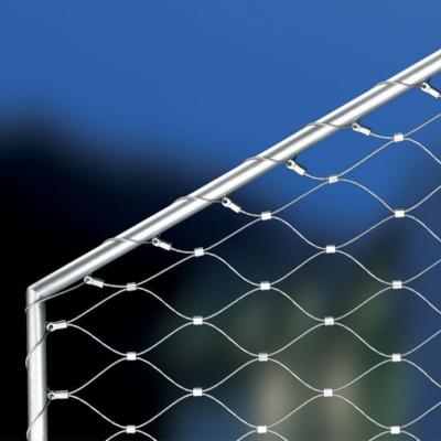 China 7x7 structure stainless steel wire rope mesh netting wire rope mesh railing for sale