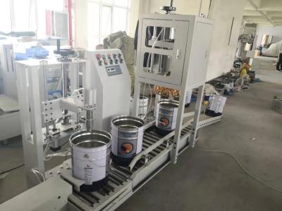 China 5 Barrel / Min 380V Automatic Paint Filling Machine Stainless Steel for sale