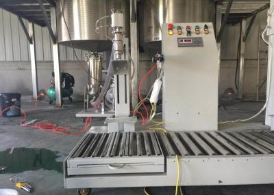 China Semi Automatic Paint Filling Machine Weighing Type For Paint Epoxy Resin for sale