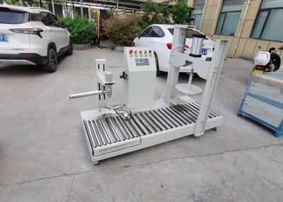 China Única máquina de enchimento semi química da cabeça, cilindro da pintura de látex que pesa a máquina de enchimento à venda