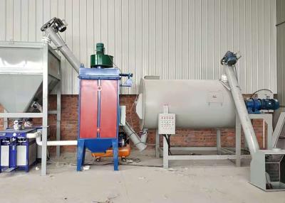 China Poder seco económico de la máquina 5.5kw del mezclador de mortero con embalar la planta de la mezcla 5t/H en venta