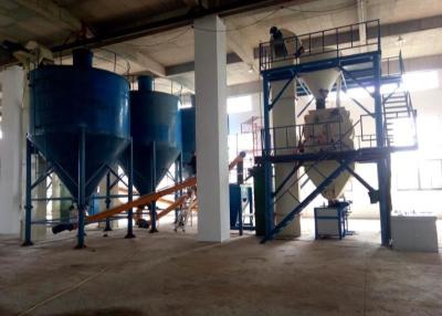 China Long Service Life Dry Mortar Plant Equipment Batch Ceramic Tile Adhesive Plant 10-20Ton/H for sale