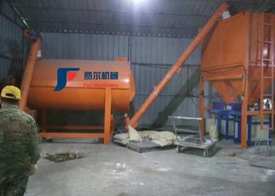 China Linha de produção seca do almofariz do misturador pronto Turnkey do misturador da mistura do pó da massa de vidraceiro da parede da planta à venda