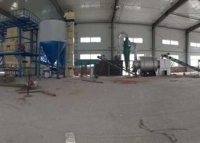 Chine Chaîne de production sèche de mortier de capacité élevée avec le dessiccateur rotatoire de sable de tambour de triple de ciment à vendre