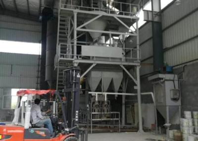 China 30 Ton Reverse Rotation Dry Mix Mortar Production Line With CE Certified for sale