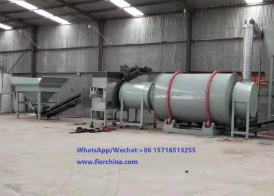 China Planta 20 Ton/H de Clay Rotary Sand Dryer Machine de la arena de la silicona del calor de HFO en venta