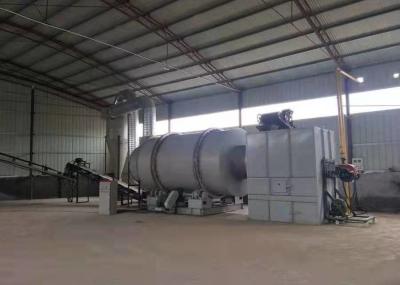 China Small Quartz Silica Sand Dryer Machine Three Cylinder Rotary Drum 5-30 Tph for sale
