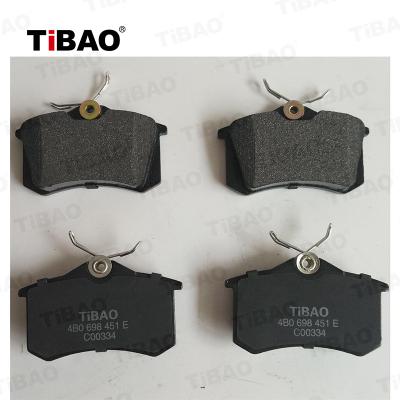China Pastillas de freno automotrices TIBAO GMY0-2643-ZA 4B0 698 151A 4B0 698 151 en venta