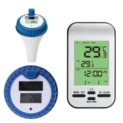 China Wireless Swimming Pool Solar Water Temperature Measurement Thermometer 0.5KG 66*120*22mm for sale