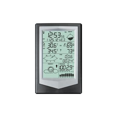 China Advanced Professional Home Weather Station With Alarm Clock And Wind Speed 185*123*23mm for sale