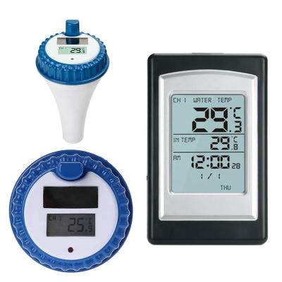 China High Accuracy ±1.0°C Wireless Digital Floating Thermometer For Swimming Pool And Aquarium for sale