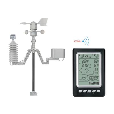 China Wind Speed Range 0-50m/S Wireless Digital Weather Station For Home Weather Forecast for sale