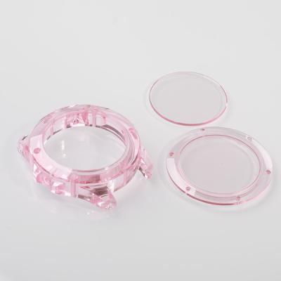 Китай Розовый случай дозора сапфирового стекла, случай дозора 39mm защитный с 3 частями продается
