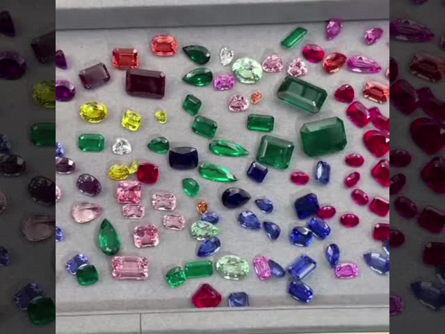 OEM Service 2040C Ruby And Sapphire Gems , Emeralds Rubies And Sapphires For Necklace