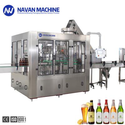 Chine Machine d'embouteillage de scintillement de remplissage de bouteilles en verre de boissons de la bière 0-2L automatique à vendre