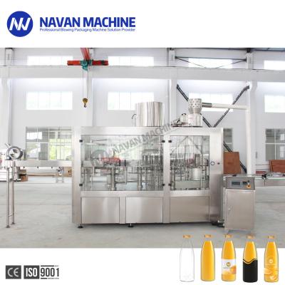 China Auto bloco Juice Filling Machine Equipment do enchimento da garrafa do ANIMAL DE ESTIMAÇÃO 8000BPH à venda