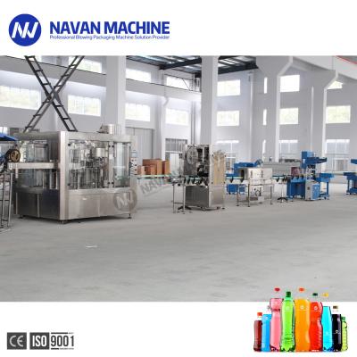 China Automatic Plastic Bottle Carbonated Soft Drink Rinsing Filling Capping Machine for sale