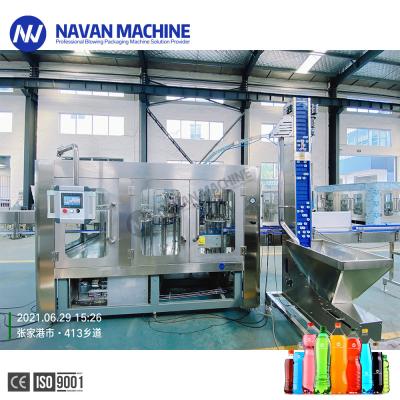 China Automatic Small Scale Soda Drink Water Soft Beverage Filling Production Line for sale