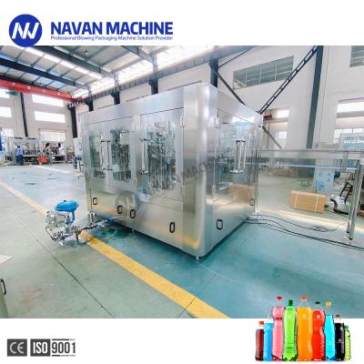China Fully Automatic 8000BPH Soft Drink Filling Machine For PET Bottle for sale
