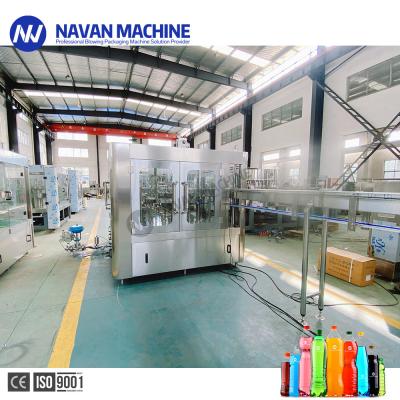 China Complete Automatic PET Bottle Carbonated Soft Drink Filling Bottling Machine for sale