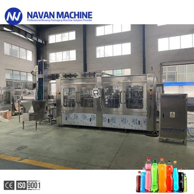 China 3 automáticos em 1 máquina de engarrafamento carbonatada do ANIMAL DE ESTIMAÇÃO da CDD dos refrescos à venda