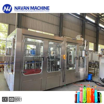 China Auto 0-2L Isobaric Filling Plastic Bottled Carbonated Drink Filling Machine for sale