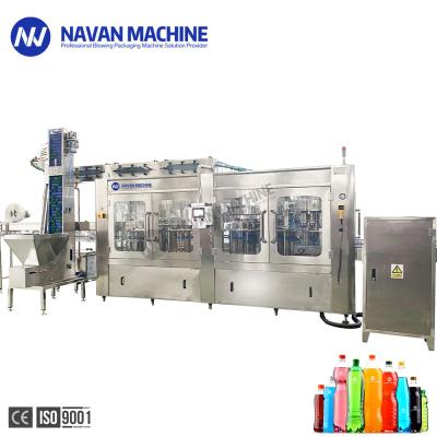 China Máquina de engarrafamento de enchimento carbonatada macia automática completa da bebida para a garrafa do ANIMAL DE ESTIMAÇÃO à venda