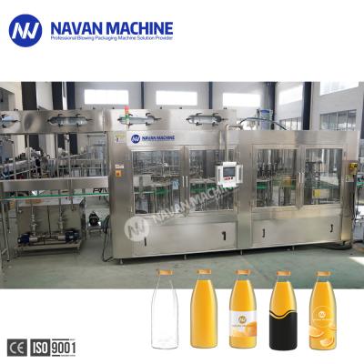 Cina Risciacquando l'acqua ricicli la linea di produzione della bottiglia dell'ANIMALE DOMESTICO di Juice Filling Machine For in vendita