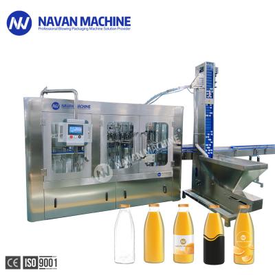 China Sistema de fluxo de 6000BPH Juice Filling Machine With Back com PLC Sontrol à venda