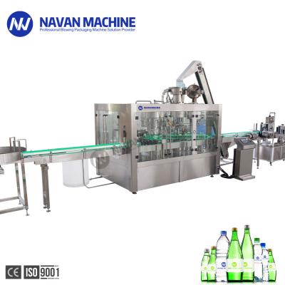 China Automatic 200-2000ml Glass Bottle Water Non Gas Beverage Filling Machine for sale