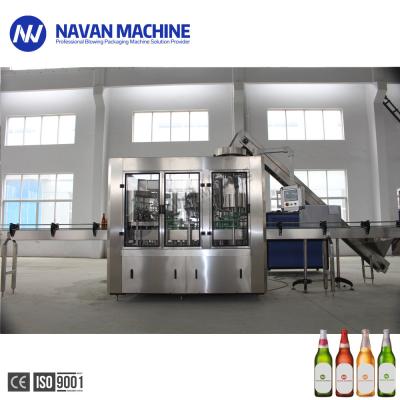 China Embotelladora de cristal automática compacta de la máquina de rellenar de la cerveza en venta
