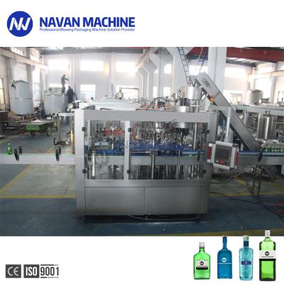 China Auto 3000-5000BPH Glass Bottle Soad Carbonated Drink Vodka Filling Machine for sale