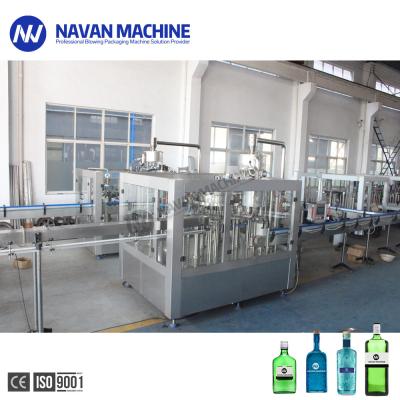 China Glass Bottle Soad Carbonated Drink Vodka Washing Filling Capping Machine for sale