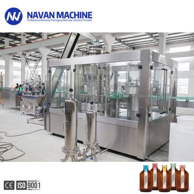 China 24 máquinas que capsulan de relleno que se lavan líquidas automática de Kombucha de la botella de vidrio de las cabezas en venta
