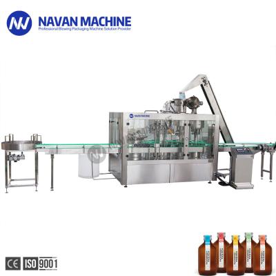 China Máquina de engarrafamento líquida automática completa do enchimento de Kombucha para a garrafa de vidro à venda