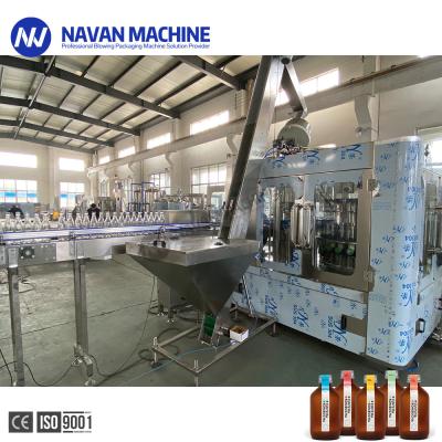 China Máquina de enchimento automática de Kombucha da bebida do gás da garrafa 200-2000ml de vidro não à venda