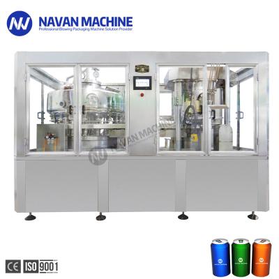 China Automatic Aluminum Can Filling Machine With Liquid Nitrogen Injection for sale