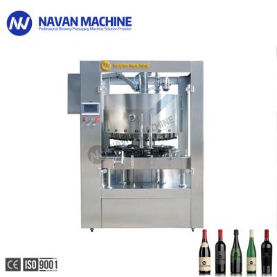 China Automatic Rotary Monoblock Type Glass Bottle Fruit Grape Wine Liquor Bottling Plant Filling Machine for sale