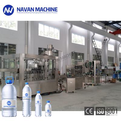 중국 2000BPH Automatic Mineral Drinking Water PET Bottled Filling Rinsing Capping Machine 판매용