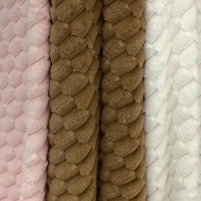 Chine Tissu pelucheux de luxe de fourrure de matériel de tissu pour la fabrication douce de jouets à vendre