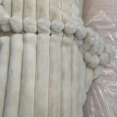 Chine Tissu pelucheux Iso9001 matériel de fourrure de Faux à vendre