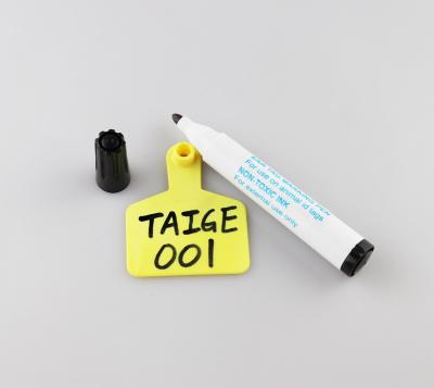 China pluma de la etiqueta de oído, rotulador de etiqueta de oído, marcador de etiqueta de oído, color negro de la tinta en venta