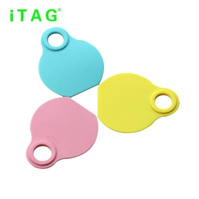 China animal cattle neck tag certificate,laser ear tag,80*65mm,hole 16mm for sale