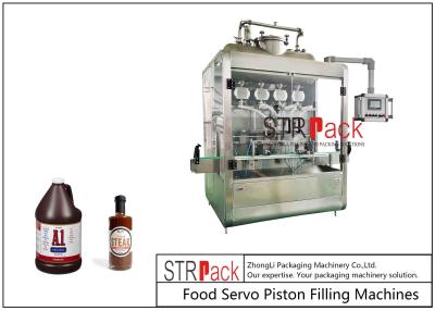 China Automatic Sauce Bottle Filling Machine ( Chili Sauce, Oil, Paste, 3000 Bottles/H ) for sale