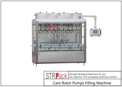China 5.5KW Cam Rotor Pumps Chunk Paste Filling Machine 1000 - 3000Bottles/Hour for sale